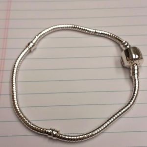 Sterling Silver Pandora Snake Chain bracelet